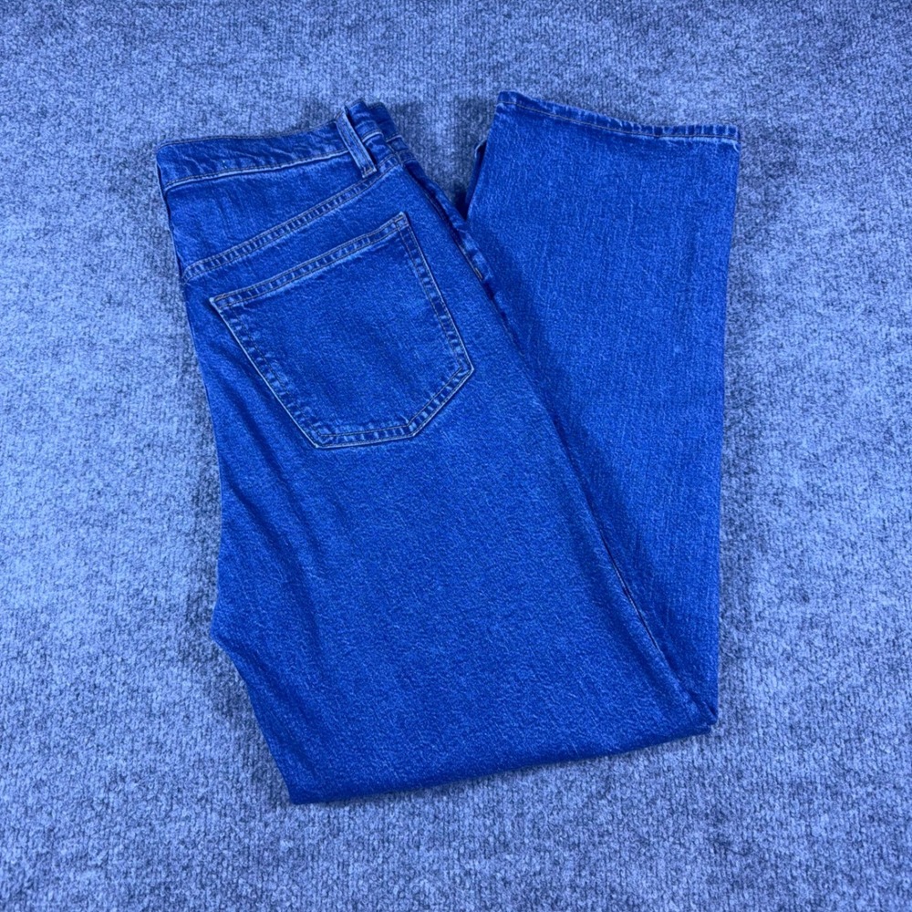 Universal Thread High Rise Straight Leg Blue Jeans Button Fly 29